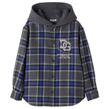 Dolce & Gabbana Multicolor Tartan Hoodie Shirt, Boy