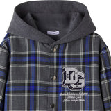 Dolce & Gabbana Multicolor Tartan Hoodie Shirt, Boy