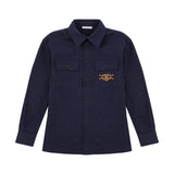 Dolce & Gabbana Navy Blue Marina Monogram Shirt