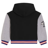 Dolce & Gabbana Navy Blue Hooded Varsity Jacket