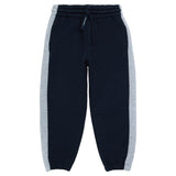 Dolce & Gabbana Navy Fleece Trousers With Logo