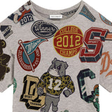 Dolce & Gabbana Multicolor Printed Cotton Jersey T-Shirt
