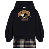 Dolce & Gabbana Black Fleece Dress With Patch