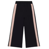 Dolce & Gabbana Black Fleece Trousers With Print