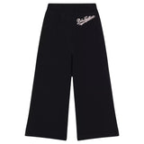 Dolce & Gabbana Black Fleece Trousers With Print