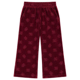 Dolce & Gabbana Wine Dg Logo-Patterned Track Pants