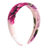 Dolce & Gabbana Pink Floral Padded Headband