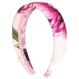 Dolce & Gabbana Pink Floral Padded Headband