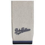 Dolce & Gabbana Grey Logo Knitted Scarf