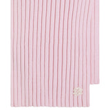 Dolce & Gabbana Pink Ribbed Knitted Scarf
