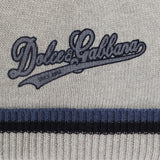Dolce & Gabbana Grey Logo Knitted Beanie Hat