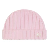 Dolce & Gabbana Pink Ribbed Knitted Baby Beanie Hat