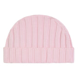 Dolce & Gabbana Pink Ribbed Knitted Baby Beanie Hat