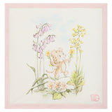 Dolce & Gabbana Light Pink Trim Printed Baby Blanket