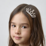 Small Crown Tiara, silver