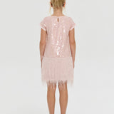 Choupette Elegant Sequins Cocktail Dress