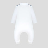 Choupette Blue Elegant Bow-Tie Overall