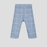 Choupette Elegant Set ( Shirt And Trousers) White-Blue(68)