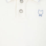 Choupette Elegant Set ( Shirt And Trousers) White-Blue(68)