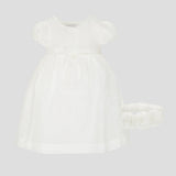 Choupette Elegant Dress Set With 3D Flower Headband