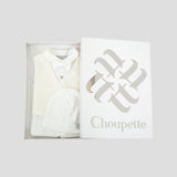 Choupette Smart Party Set (Overall And Bonnet) For Newborn Baby Boy