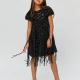 Choupette Dress With Blouse Sequins Threads