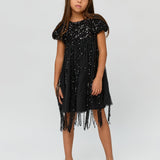 Choupette Dress With Blouse Sequins Threads