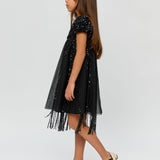 Choupette Dress With Blouse Sequins Threads