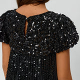 Choupette Dress With Blouse Sequins Threads