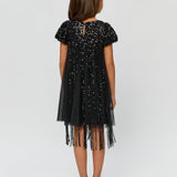 Choupette Dress With Blouse Sequins Threads