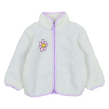 Stella McCartney White Jacket With Flower Emb