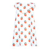 Stella Rossa Orange Print A-Line Dress