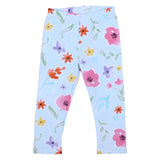 Mayoral Blue Floral Leggings Set (3-Piece)