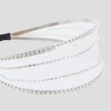 Choupette Wide Vail Headband With Crystals