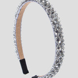 Choupette Headband With Silver Crystals