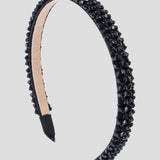 Choupette Headband With Black Crystals