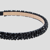 Choupette Headband With Black Crystals