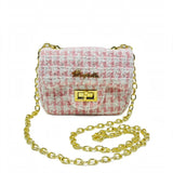 Choupette Pink Little Tweed With Chain