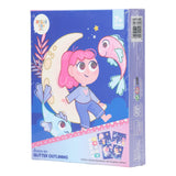 Dream On Gliter Outlining