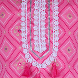 Rang Pink Printed Kurta & Dhoti Pants Set