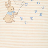 Choupette Organic Cotton Set For Newborn ( Bodysuit Footed PantsHat)