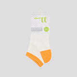 Sport Socks with Orange Logo (2 pairs)