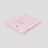 Choupette 3-D Floral Embroidered Knit Blanket