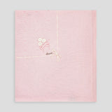 Choupette 3-D Floral Embroidered Knit Blanket