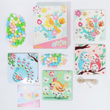 Blissful Birds Pom Pom Art Kit