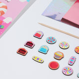 Wooden Charms - Candyland Foil Art