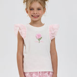 Choupette Charmin Decorated Set (Blouse And Skirt)