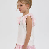 Choupette Charmin Decorated Set (Blouse And Skirt)