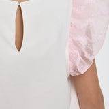 Choupette Charmin Decorated Set (Blouse And Skirt)