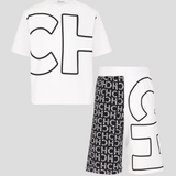 Pajamas, black/ecru (86)